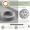 The Design Bracelet Bead Board with Clear Cover for Jewelry Bracelet Making Supplies